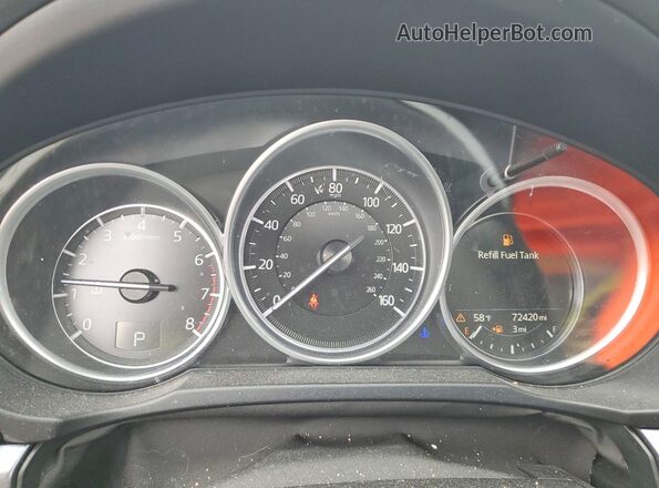 JM3KFBCM5K1627413 2019 MAZDA CX-5 Silver Widok zestawu wskaźników
