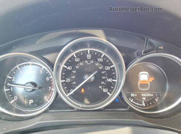 JM3KFBCM5M0445784 2021 MAZDA CX-5 Red ხელსაწყოთა პანელის ხედი