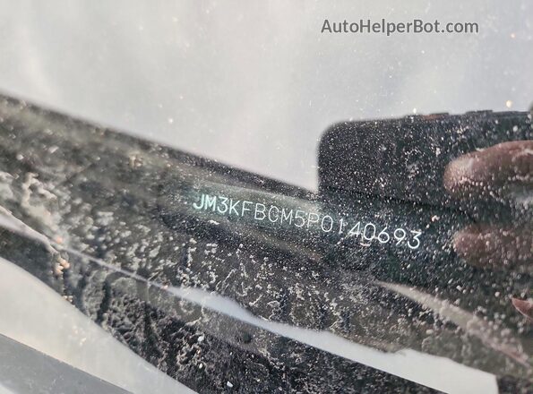 JM3KFBCM5P0140693 2023 MAZDA CX-5 White VIN კოდის სტიკერის ხედი
