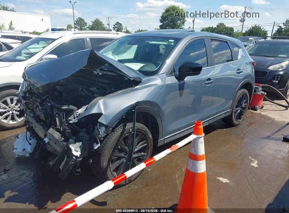 JM3KFBCM5P0147191 2023 MAZDA CX-5 Blue Առջևի ձախ երեք քառորդ տեսարան
