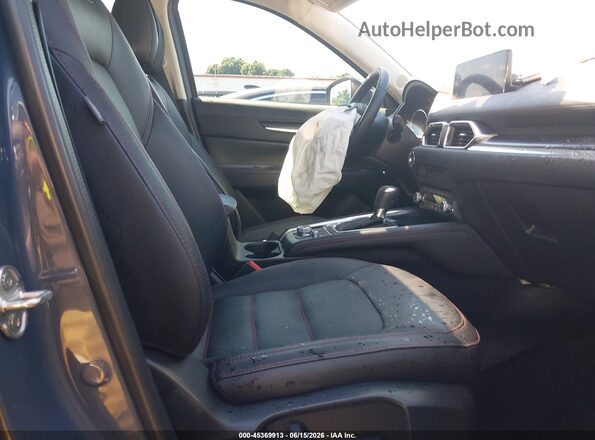 JM3KFBCM5P0147191 2023 MAZDA CX-5 Blue Սալոնի դիմացի տեսք