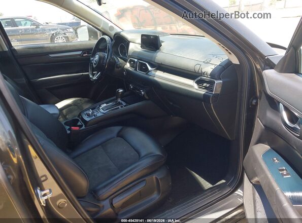 JM3KFBCM6J0429430 2018 MAZDA CX-5 Gray Widok wnętrza z przodu