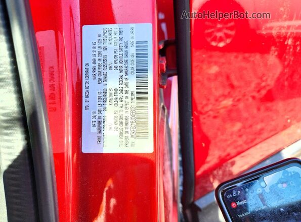 JM3KFBCM6J0456031 2018 MAZDA CX-5 Темно-бордовый Вид подкапотного пространства