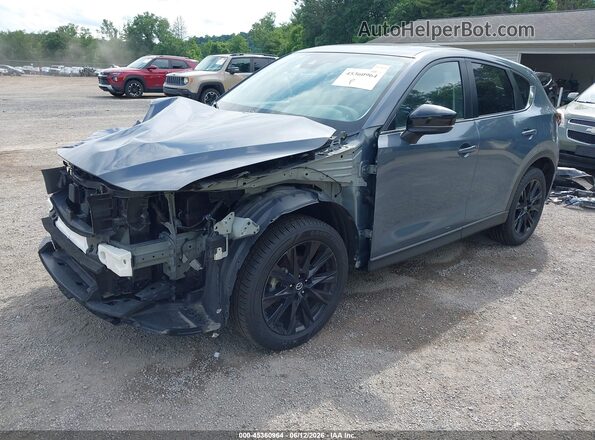 JM3KFBCM6M0343748 2021 MAZDA CX-5 Gray Առջևի ձախ երեք քառորդ տեսարան