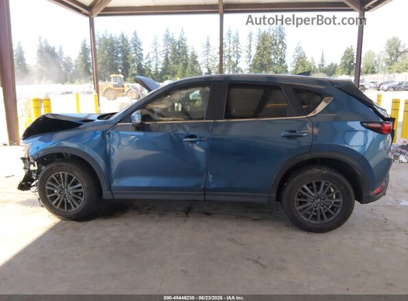 JM3KFBCM6M1491991 2021 MAZDA CX-5 Blue Панорамний вид салону 360°