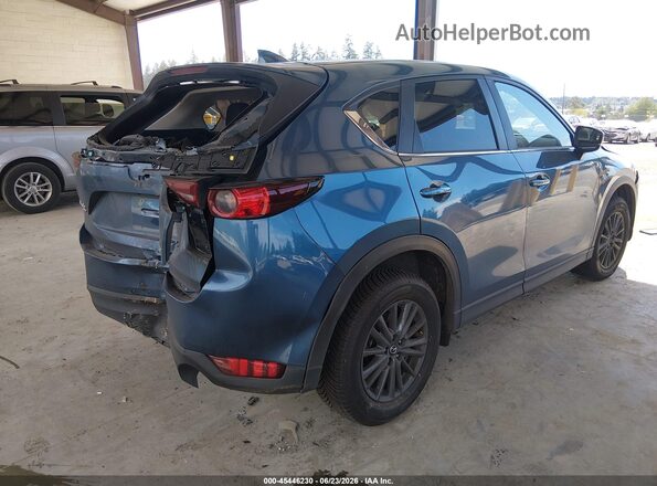 JM3KFBCM6M1491991 2021 MAZDA CX-5 Blue Задня права чверть