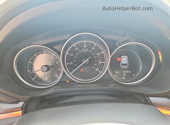 JM3KFBCM6N0581097 2022 MAZDA CX-5 Gray Instrument cluster view