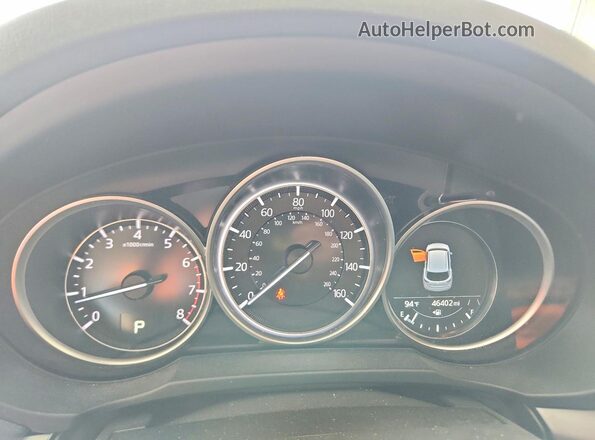 JM3KFBCM6P0174061 2023 MAZDA CX-5 Gray ხელსაწყოთა პანელის ხედი