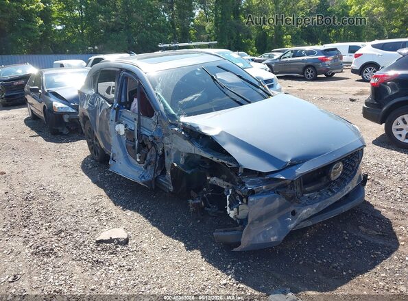 JM3KFBCM6P0175288 2023 MAZDA CX-5 Blue Вид щитка приладів