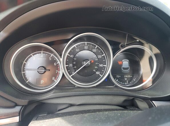 JM3KFBCM6P0215854 2023 MAZDA CX-5 Blue ხელსაწყოთა პანელის ხედი