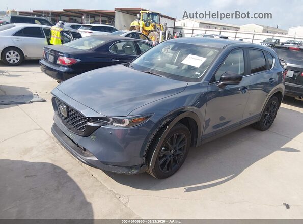 JM3KFBCM6S0683091 2025 MAZDA CX-5 Blue Առջևի ձախ երեք քառորդ տեսարան