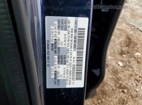 JM3KFBCM6S0696889 2025 MAZDA CX-5 Blue VIN կոդի պիտակի տեսք