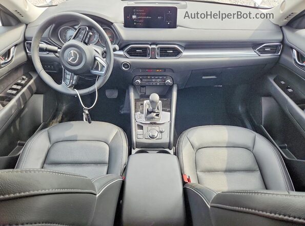 JM3KFBCM6S0742706 2025 MAZDA CX-5 White Widok deski rozdzielczej