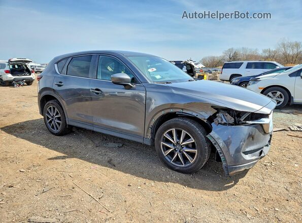 JM3KFBCM7J0339302 2018 MAZDA CX-5 Gray Delantero derecho