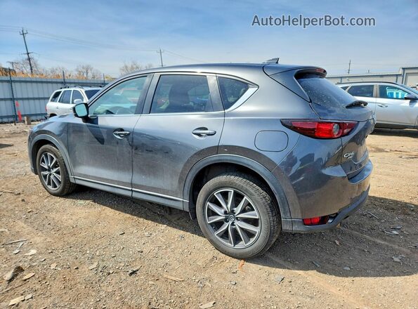 JM3KFBCM7J0339302 2018 MAZDA CX-5 Gray Trasero izquierdo