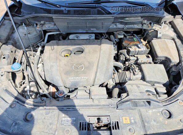 JM3KFBCM7J0339302 2018 MAZDA CX-5 Gray Vista del compartimento del motor
