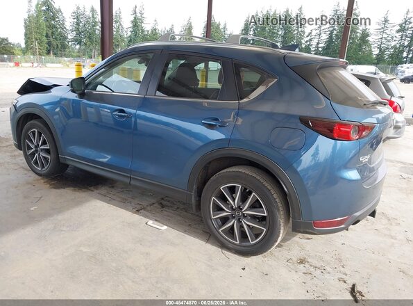 JM3KFBCM7J0399810 2018 MAZDA CX-5 Blue Задня ліва чверть