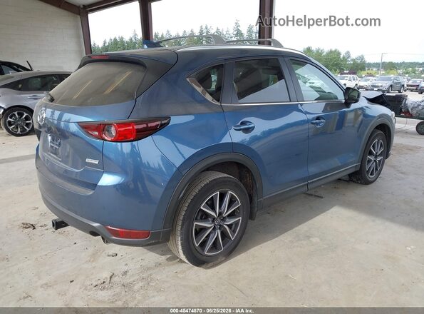 JM3KFBCM7J0399810 2018 MAZDA CX-5 Blue Задня права чверть