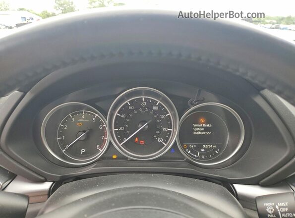 JM3KFBCM7L0761332 2020 MAZDA CX-5 White Սարքավորումների վահանակի տեսք