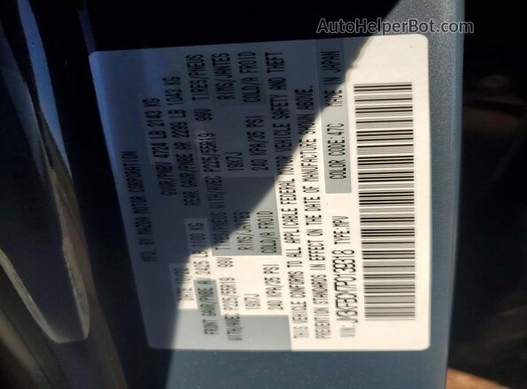 JM3KFBCM7P0139318 2023 MAZDA CX-5 Gray VIN კოდის სტიკერის ხედი