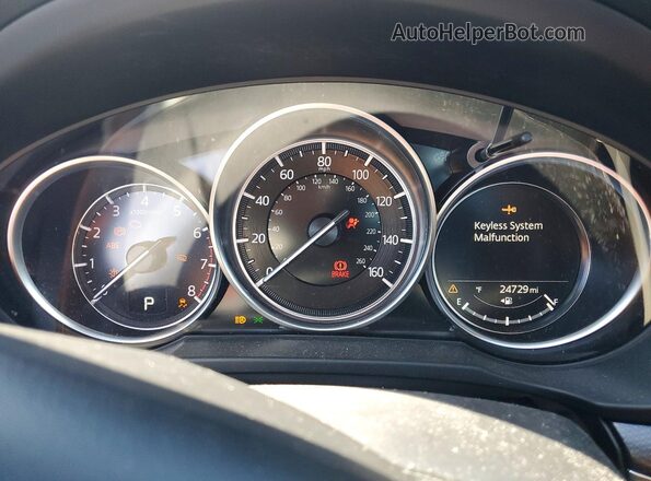 JM3KFBCM7P0139318 2023 MAZDA CX-5 Gray ხელსაწყოთა პანელის ხედი