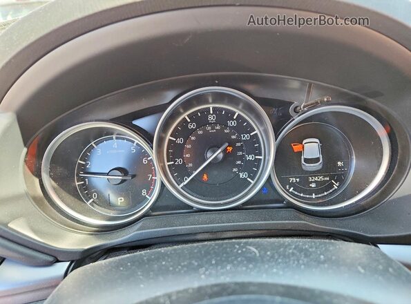 JM3KFBCM7P0203874 2023 MAZDA CX-5 Black Widok zestawu wskaźników
