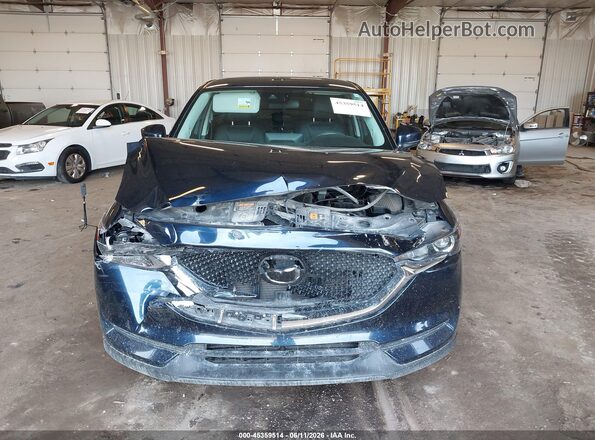 JM3KFBCM8M0449196 2021 MAZDA CX-5 Blue Instrument cluster view