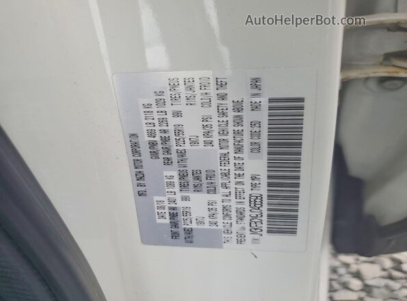 JM3KFBCM9J0456590 2018 MAZDA CX-5 White VIN կոդի պիտակի տեսք