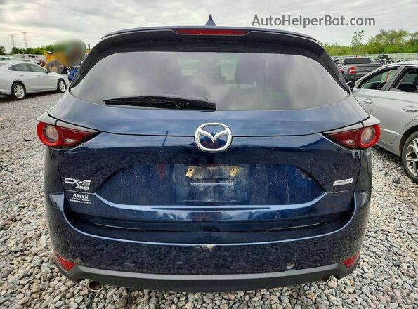 JM3KFBCM9K1625342 2019 MAZDA CX-5 Blue Հետևի տեսք