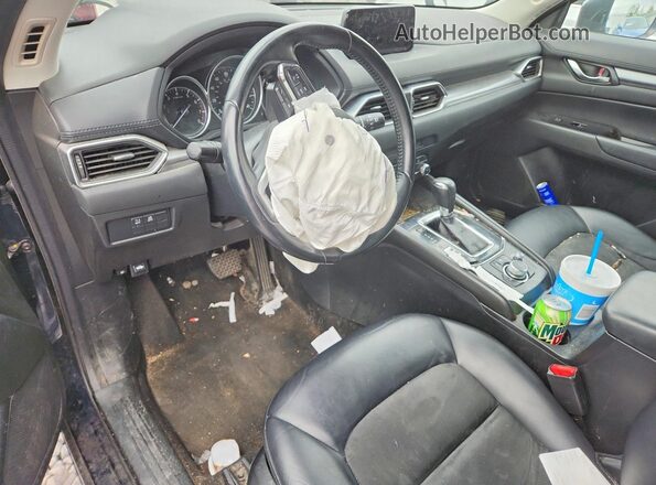 JM3KFBCM9K1625342 2019 MAZDA CX-5 Blue Առջևի վահանակի տեսք