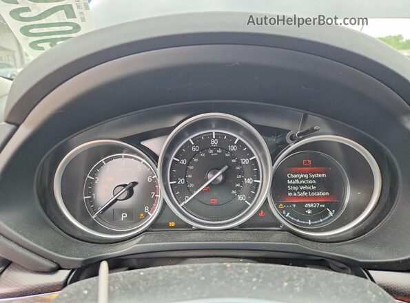 JM3KFBCM9M0316060 2021 MAZDA CX-5 Серый Вид щитка приборов