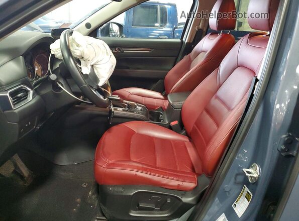 JM3KFBCM9M0452981 2021 MAZDA CX-5 Gray წინა სალონის ხედი
