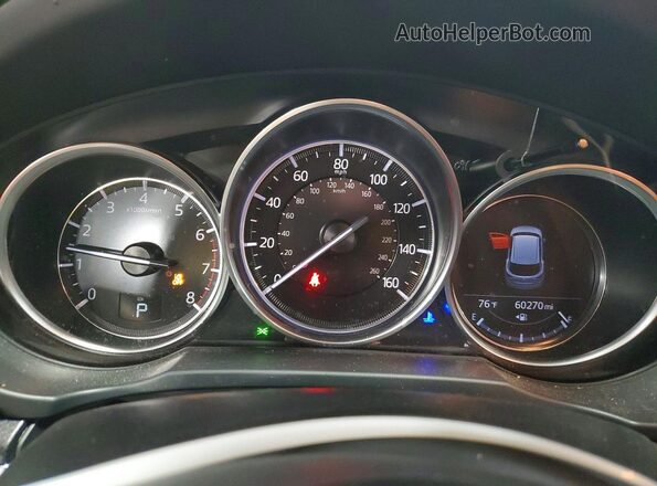 JM3KFBCM9M0452981 2021 MAZDA CX-5 Gray ხელსაწყოთა პანელის ხედი