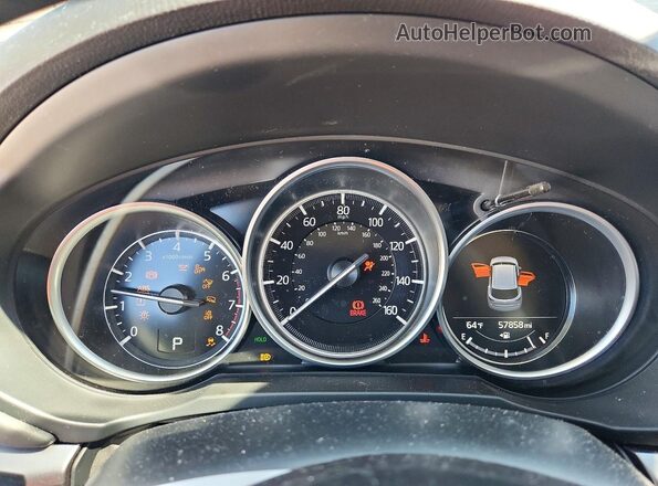 JM3KFBCM9M1492942 2021 MAZDA CX-5 Black ხელსაწყოთა პანელის ხედი