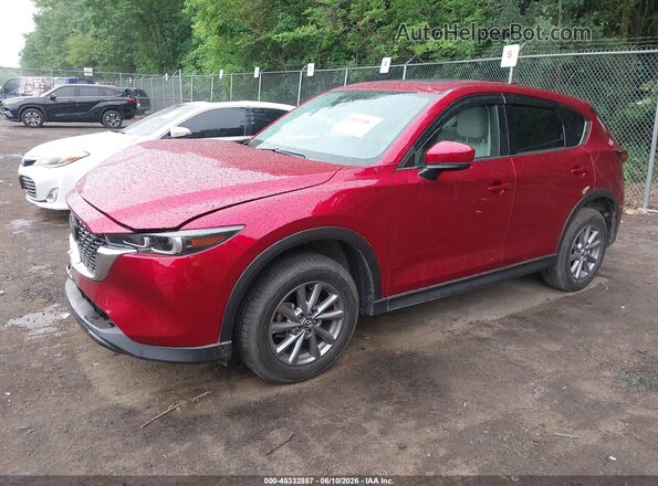 JM3KFBCM9P0190626 2023 MAZDA CX-5 Red წინა მარცხენა ხედი სამი მეოთხედიდან