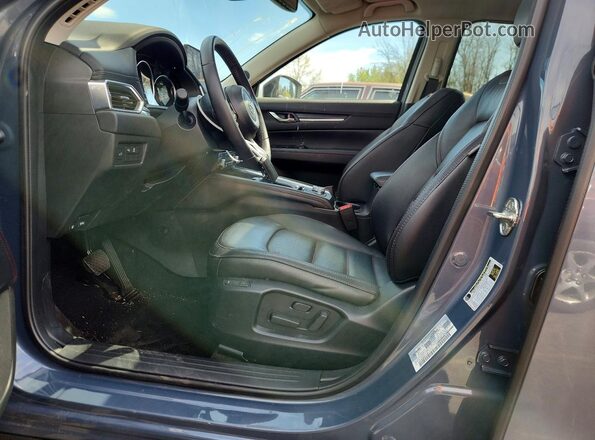 JM3KFBCM9P0211944 2023 MAZDA CX-5 Blue Widok wnętrza z przodu