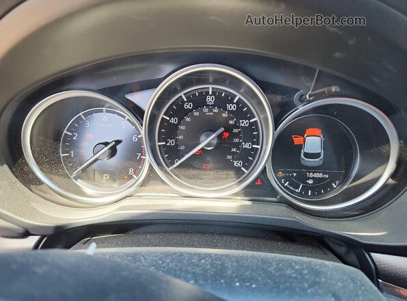 JM3KFBCM9S0638596 2025 MAZDA CX-5 Серый Вид щитка приборов