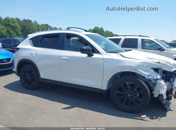 JM3KFBCM9S0740285 2025 MAZDA CX-5 White Սալոնի 360 աստիճան տեսք