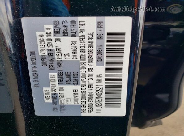 JM3KFBCMXK0529211 2019 MAZDA CX-5 Black VIN კოდის სტიკერის ხედი
