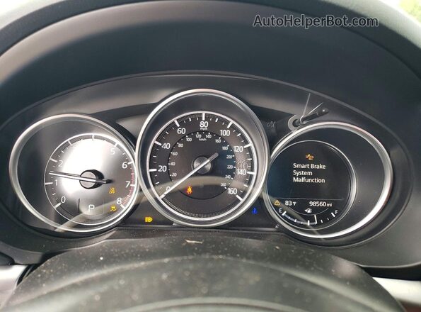 JM3KFBCMXK0529211 2019 MAZDA CX-5 Black ხელსაწყოთა პანელის ხედი
