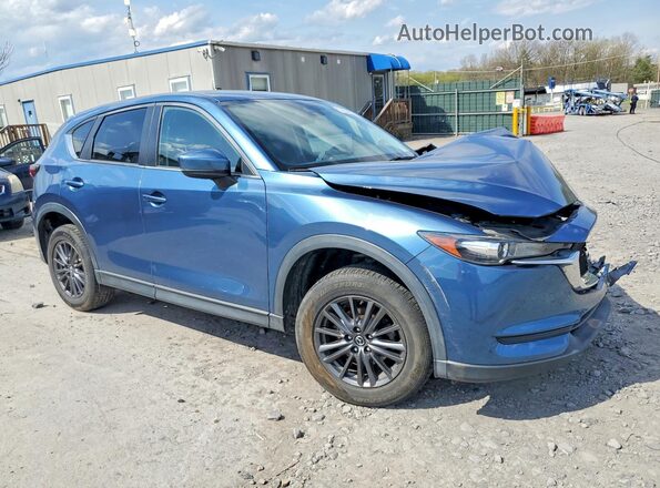 JM3KFBCMXK0691355 2019 MAZDA CX-5 Blue Delantero derecho