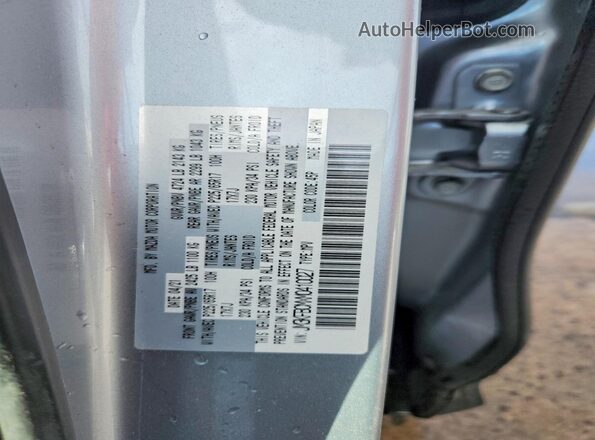 JM3KFBCMXM0410027 2021 MAZDA CX-5 Silver Widok naklejki z numerem VIN