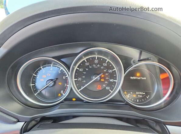 JM3KFBCMXM0410027 2021 MAZDA CX-5 Silver Widok zestawu wskaźników