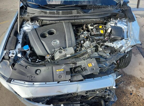 JM3KFBCMXM0410027 2021 MAZDA CX-5 Silver Widok komory silnika