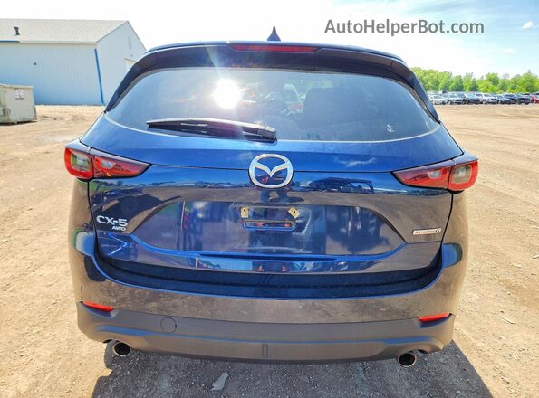 JM3KFBCMXN1554513 2022 MAZDA CX-5 Blue Rear view