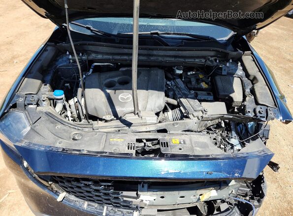 JM3KFBCMXN1554513 2022 MAZDA CX-5 Blue Engine compartment view