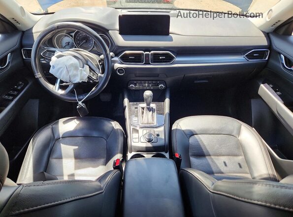 JM3KFBCMXN1554513 2022 MAZDA CX-5 Blue Dashboard view