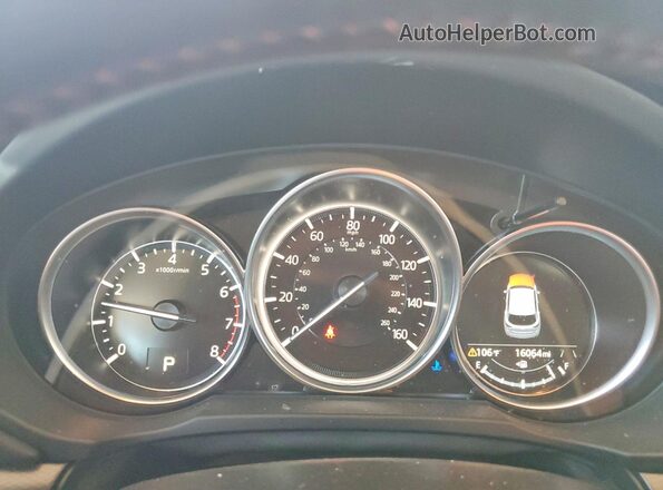 JM3KFBCMXS0652216 2025 MAZDA CX-5 Blue Вид щитка приладів
