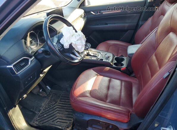 JM3KFBCY4M0369767 2021 MAZDA CX-5 Gray Front interior view