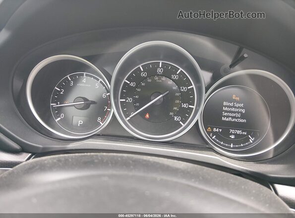JM3KFBCY6M0468526 2021 MAZDA CX-5 Gray უკანა სავარძლების ხედი